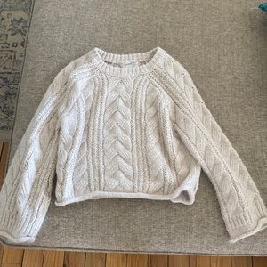 Knit cropped sweater